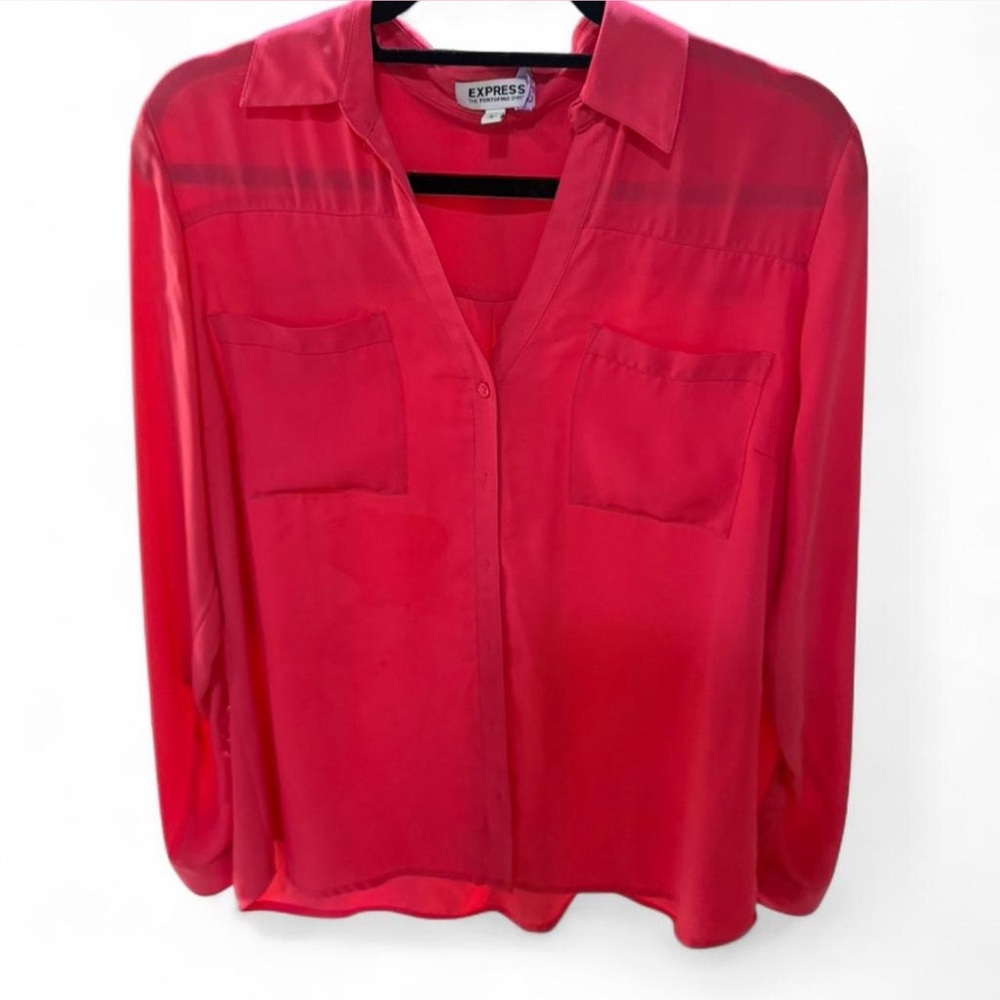 Express Vibrant Portofino Blouse - Picture 2 of 5
